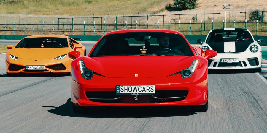 Jízda ve Ferrari 458 Italia v Praze